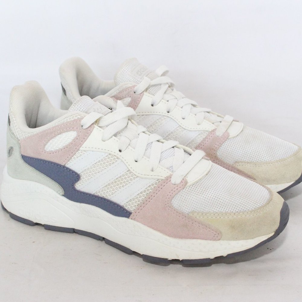 Adidas Crazy Chaos Women Size 8 Shoes White Pink Athletic Trainer Sneaker EF1049